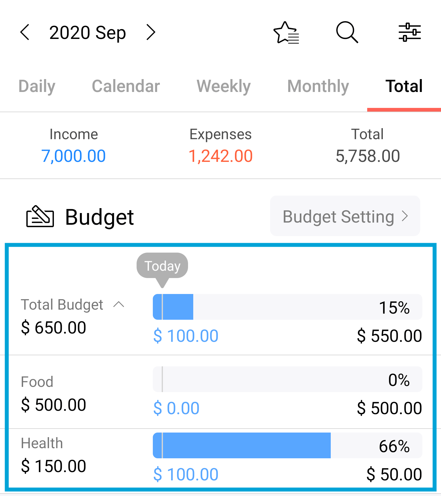 how to set up you need a budget